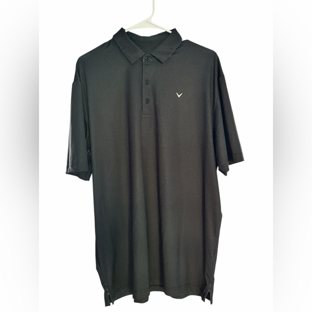 Callaway Polo Shirt Men's Size Large Opti Dri Short Sleeve Golf Polo Pre-Loved - Picture 2 of 7